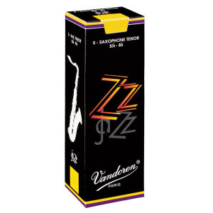 Caixa de 5 palhetas VANDOREN ZZ para saxofone tenor